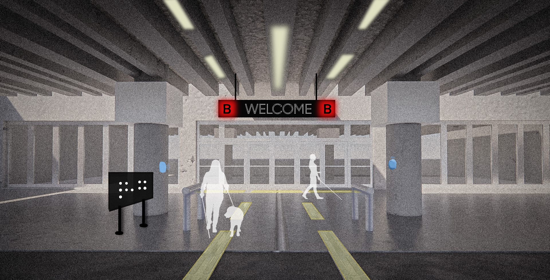 Entry threshold — arrival into Terminal B
