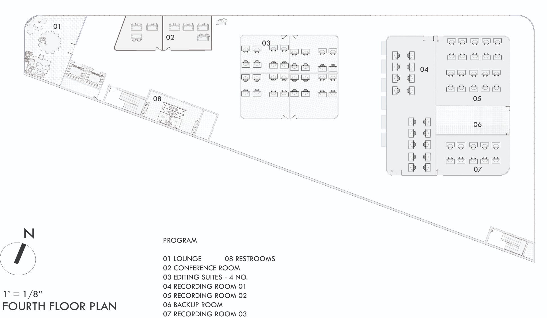 Fourth floor plan