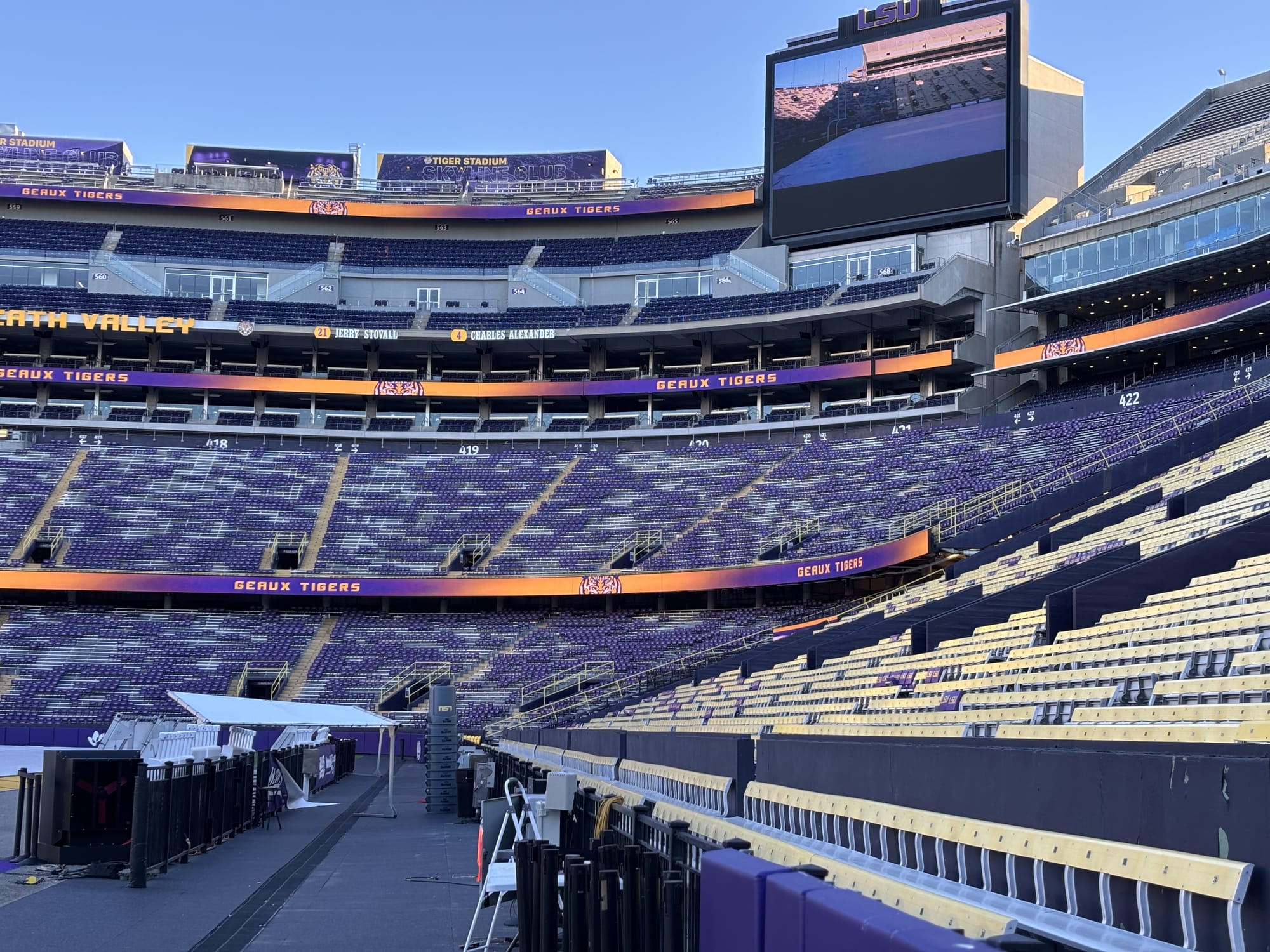 Upper deck ADA seating evaluation