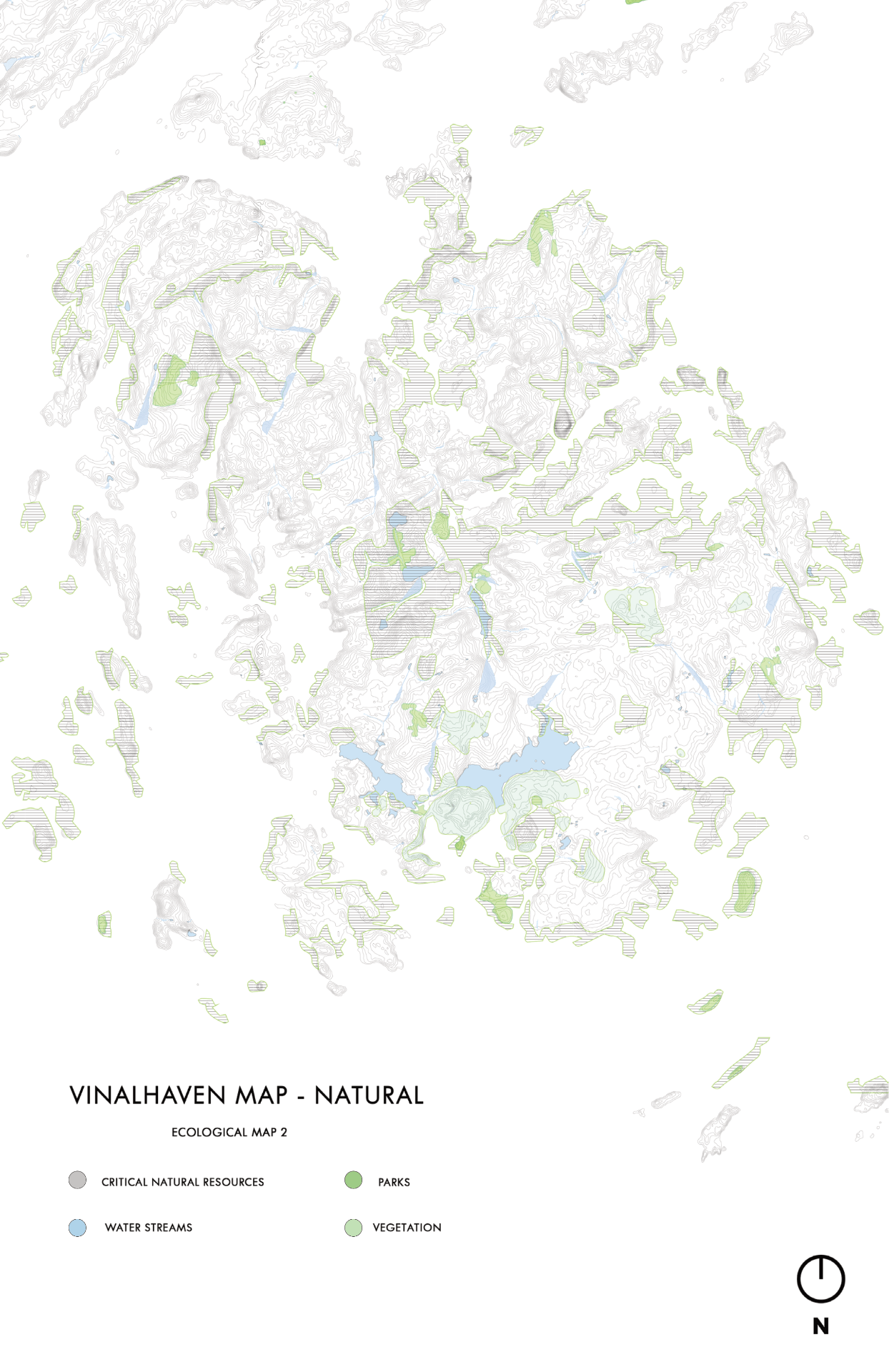 Vinalhaven — ecological map 2, natural systems