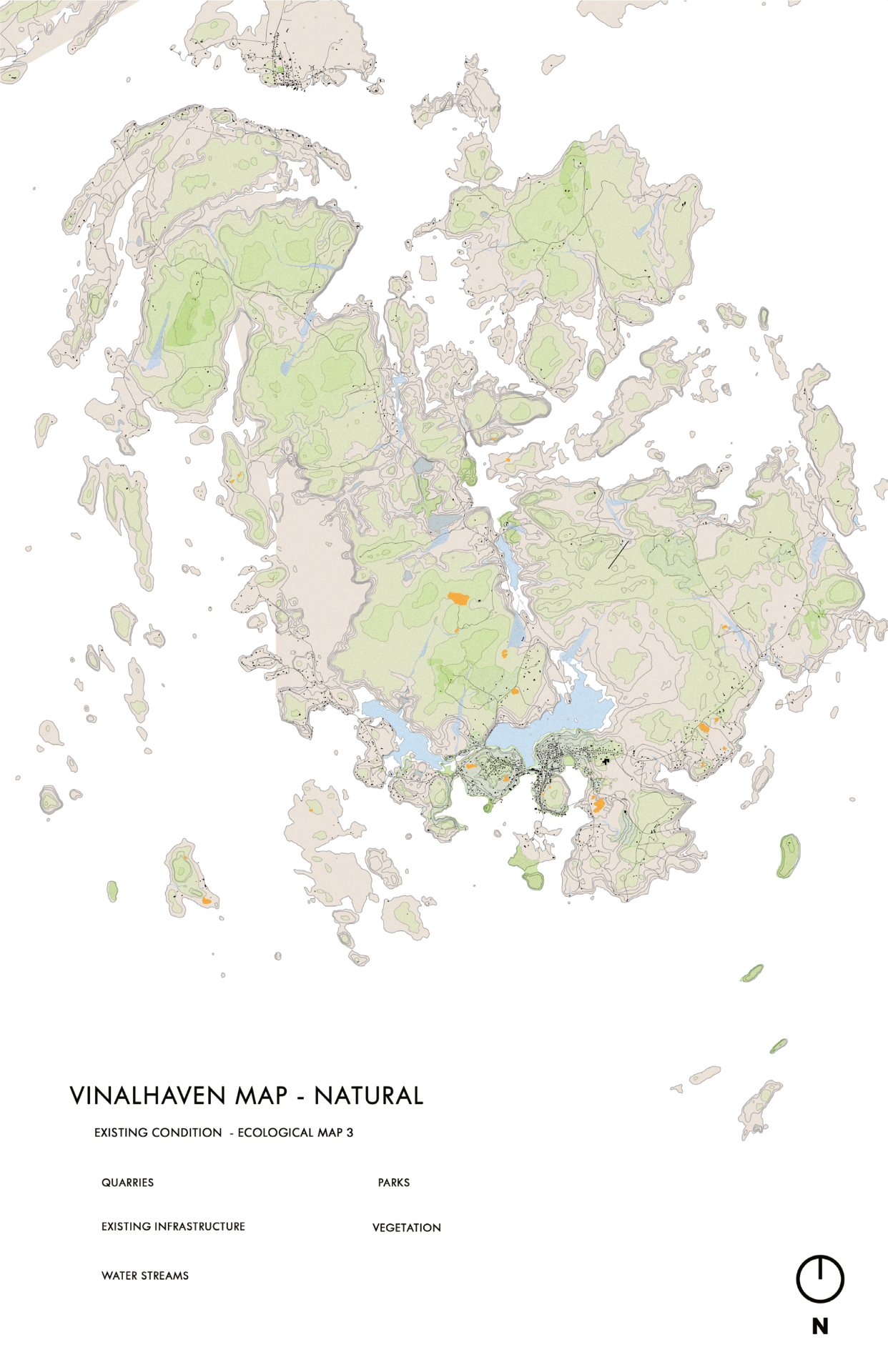 Vinalhaven — ecological map 3, existing condition